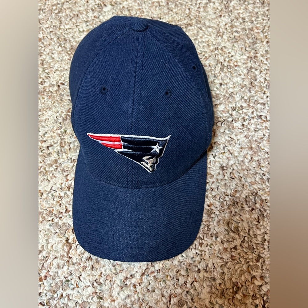 Vintage New England Patriots Reebok On Field NFL Hat Adjustable Wool Blend